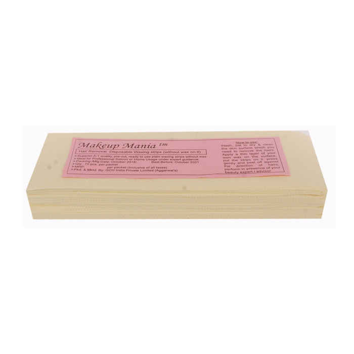 Buy Makeup Mania Hair Removal Waxing Strips - Ivory 70 Pcs - Purplle