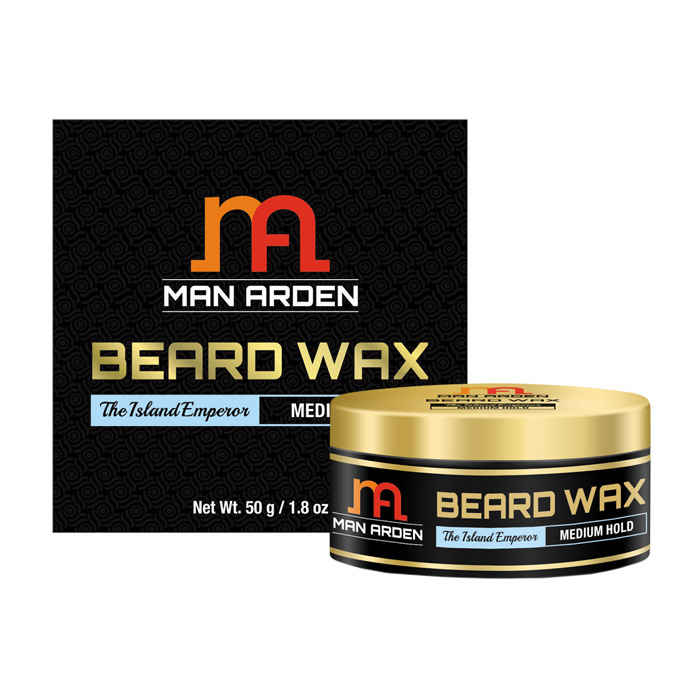 Buy Man Arden Beard & Mustache Wax The Island Emperor (Medium Hold) (50 g) - Purplle