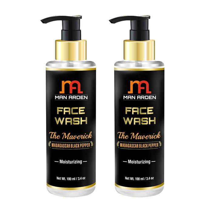 Buy Man Arden Face Wash The Maverick (100 ml) x Pack of 2 - Purplle