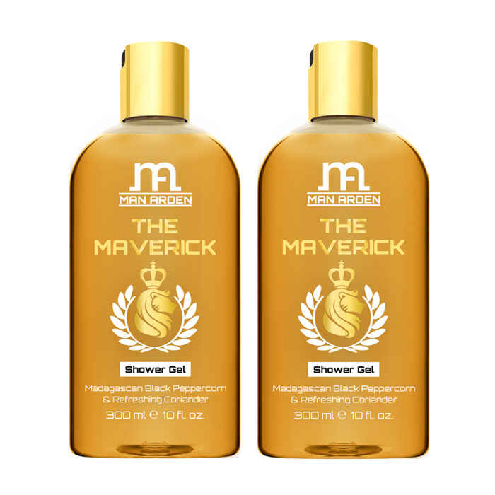 Buy Man Arden The Maverick Luxury Shower Gel Body Wash (300 ml) (Pack of 2) - Purplle