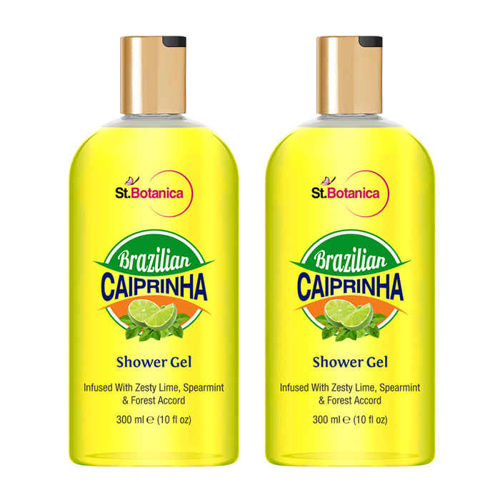Buy St.Botanica Brazilian Caiprinha Luxury Shower Gel Body Wash (300 ml) (Pack of 2) - Purplle