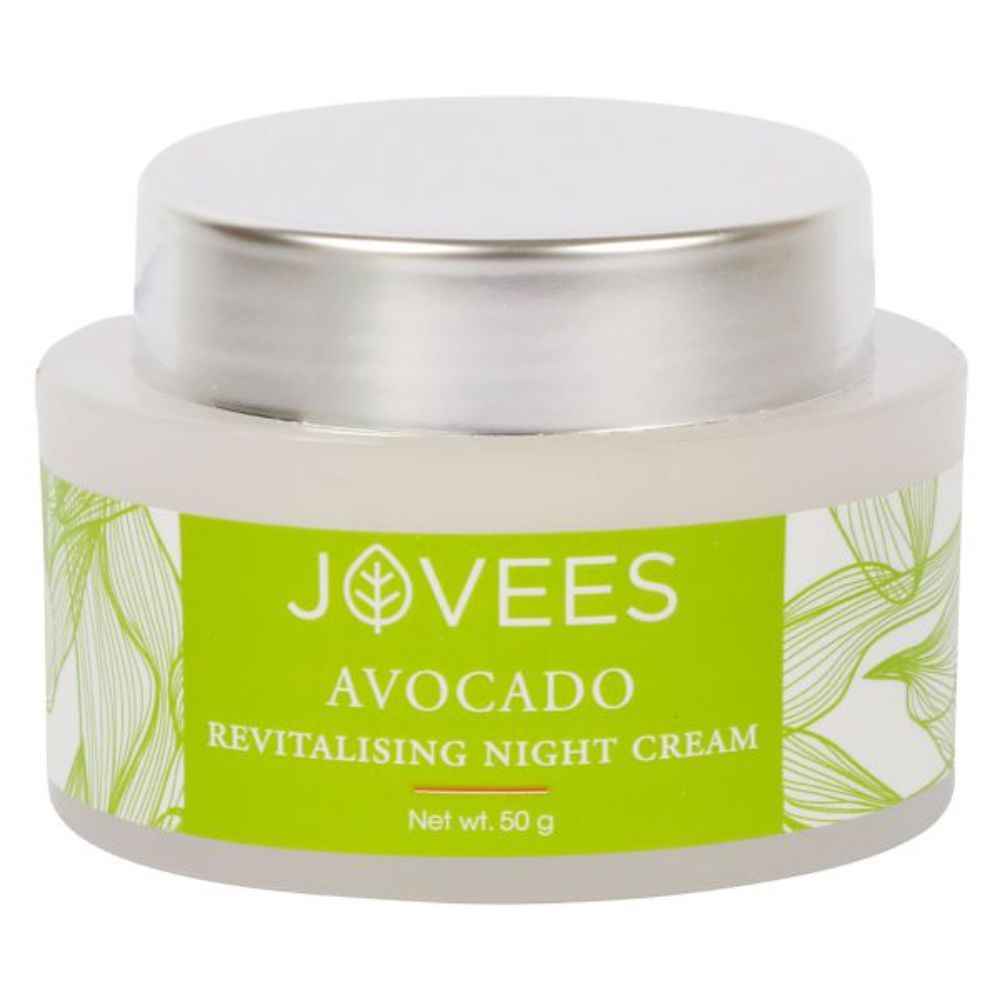 Buy Jovees Herbal Avocado Revitalising Night Cream For Younger Looking and Glowing Skin 50gm - Purplle