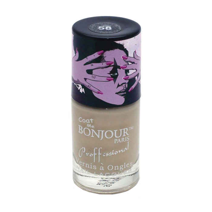 Buy Bonjour Paris Nude Nail Lacquer Natural Beige (9 ml) - Purplle