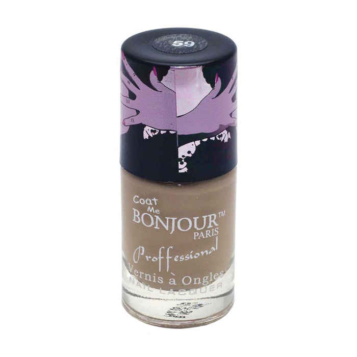 Buy Bonjour Paris Nude Nail Lacquer Dark Beige (9 ml) - Purplle