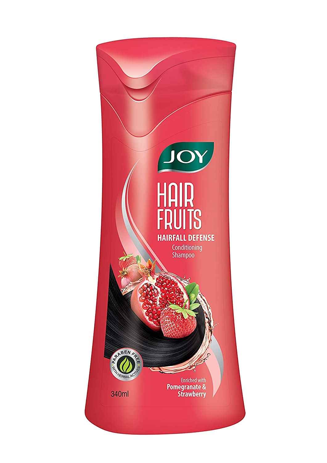 Buy Joy Hair Fruits Hair Fall Defense Pomegranate & Strawberry Shampoo 340 ml - Purplle