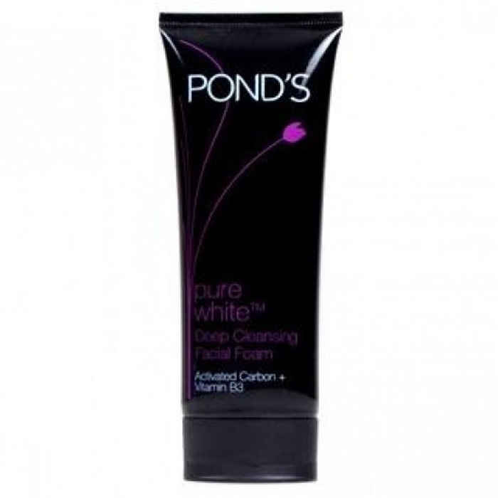Buy POND'S Pure White Deep Cleansing Facial Foam (100 g) - Purplle