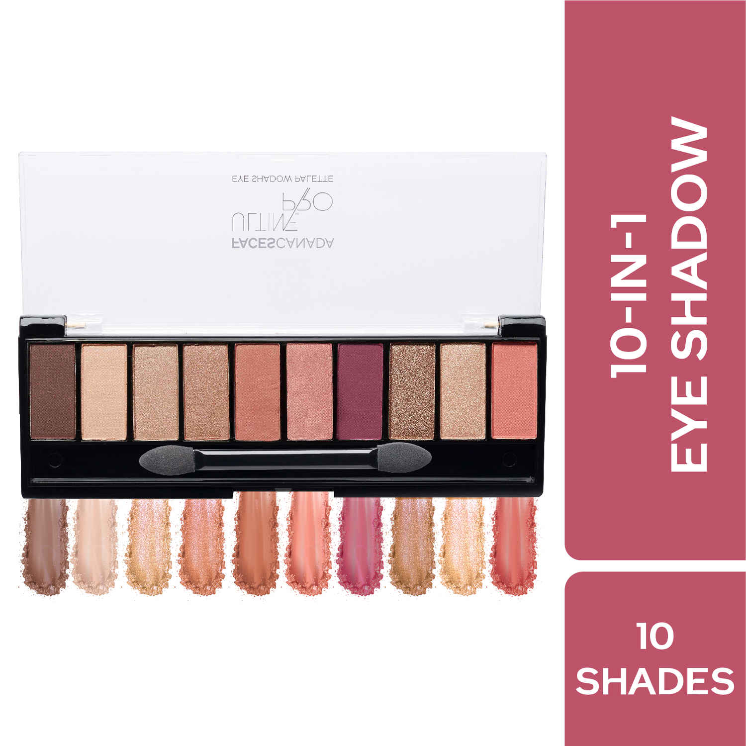 Buy Faces Canada Ultime Pro Eye Shadow Palette - Rose 02 (10 g) - Purplle