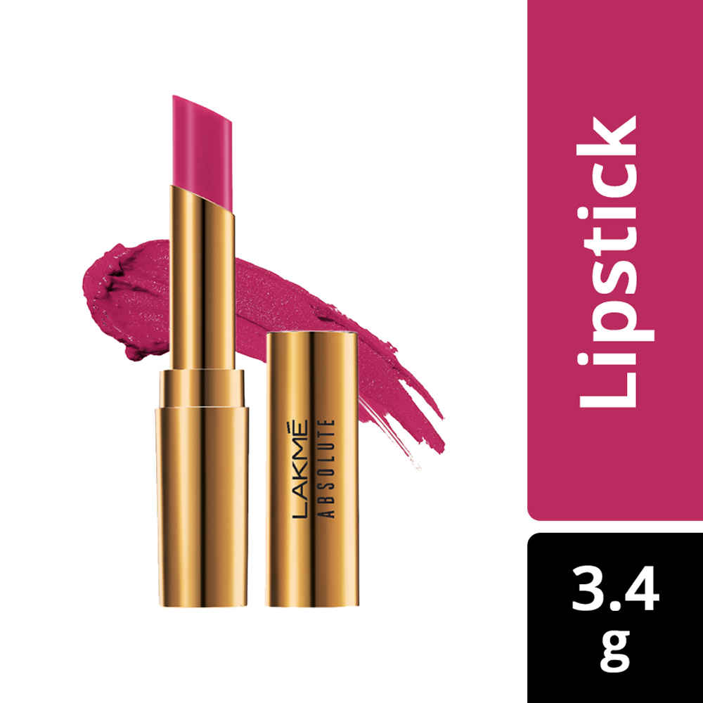 Buy Lakme Absolute Argan Oil Lip Color - Pink Satin (3.4 g) - Purplle