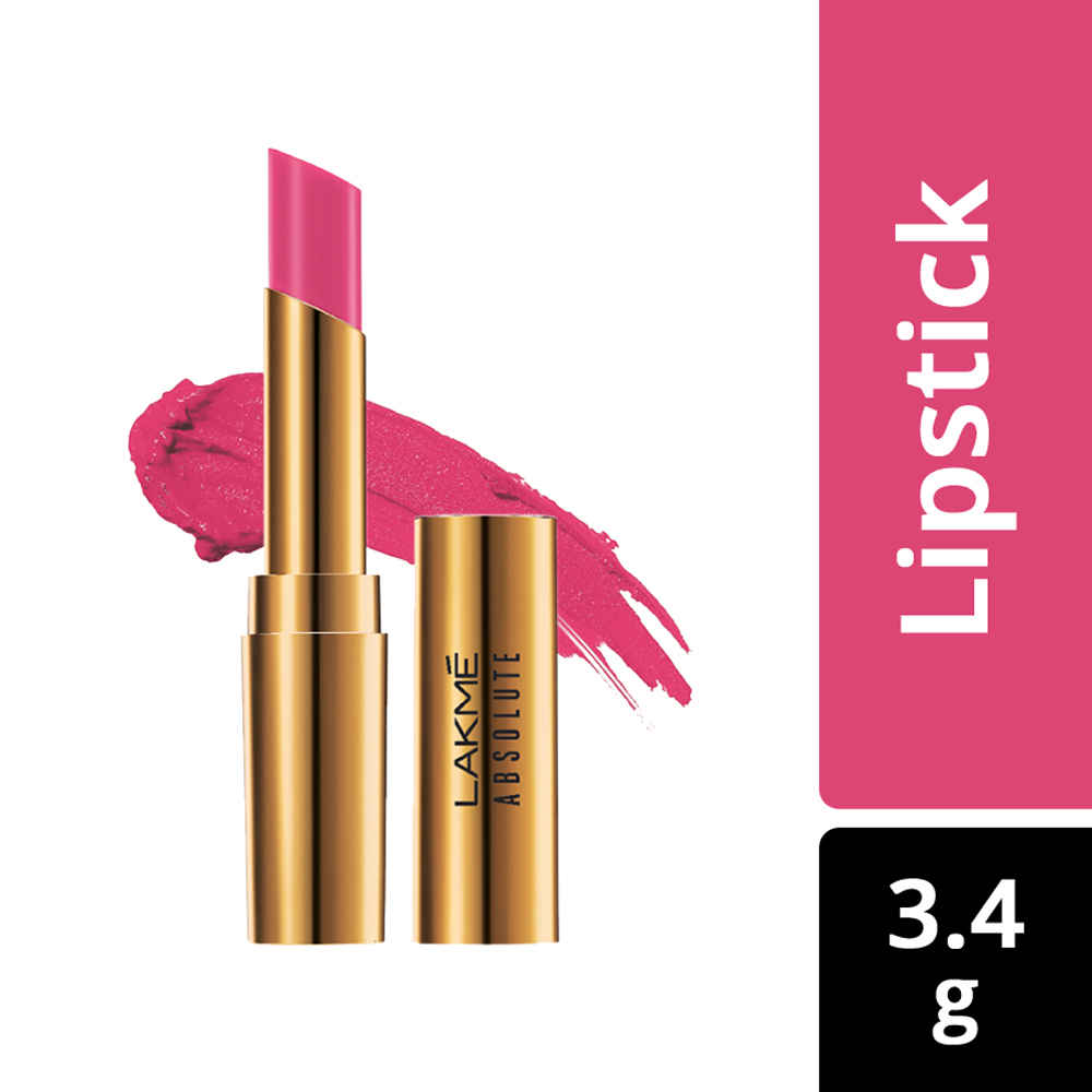 Buy Lakme Absolute Argan Oil Lip Color in Lush Rose (3.4 g) - Purplle