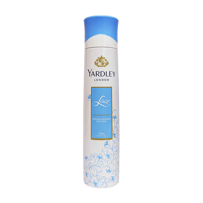 Buy Yardley Lace Perfumed Deodorant Body Spray (150 ml) - Purplle
