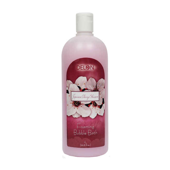 Buy Delon Foaming Bubble Bath Japanese Cherry Blossom (1000 ml) - Purplle