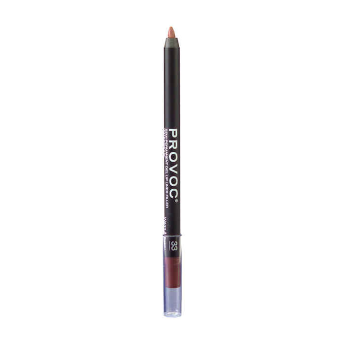 Buy Provoc Gel Lip Liner Water Proof 33 Warm & Fuzzy (1.2g) - Purplle