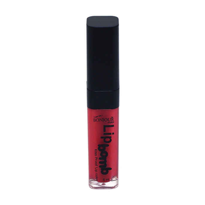 Buy Bonjour Paris Super Matt Lip Color Bunt Red Amber, 0.20 Ounce - Purplle