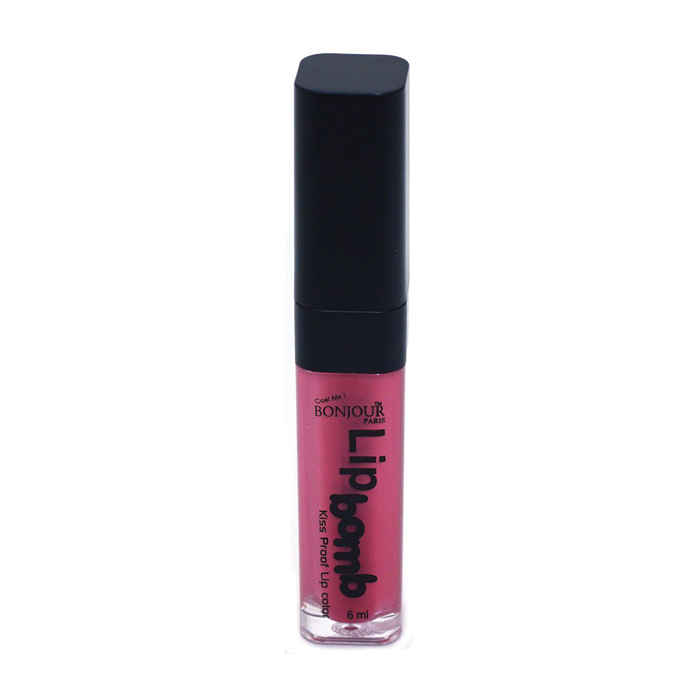 Buy Bonjour Paris Super Matt Lip Color Pink Poison, 0.20 Ounce - Purplle
