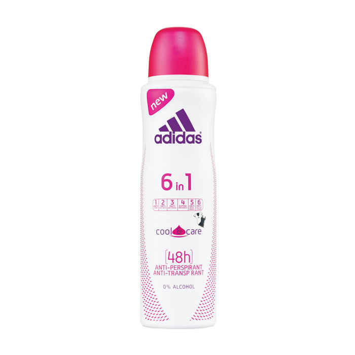 Buy Adidas 6 In 1 Female Deodorant (150 ml) - Purplle