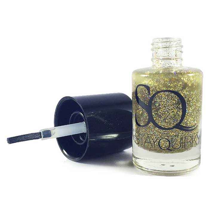 Buy Stay Quirky Nail Polish, Shimmer, Golden - Be a Rebel 691 - Purplle