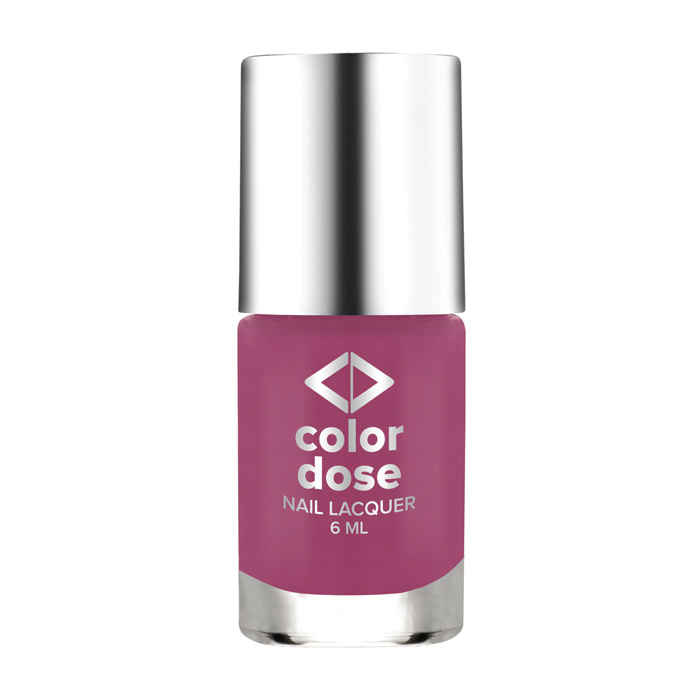 Buy Color Dose Matt D Mauve 52 Nail Polish - Purplle