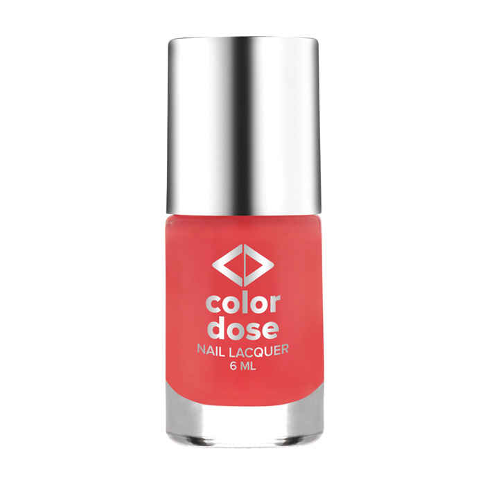 Buy Color Dose Matt Orange Pastel 42 Nail Polish - Purplle