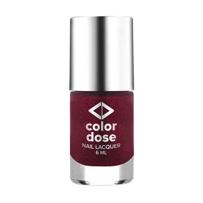 Buy Color Dose Pearls Bridal Maroon Nail Polish - Purplle