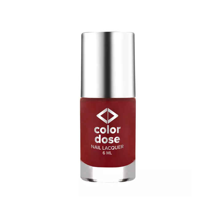 Buy Color Dose Pearls Trendy Mahroon 62 Nail Polish - Purplle