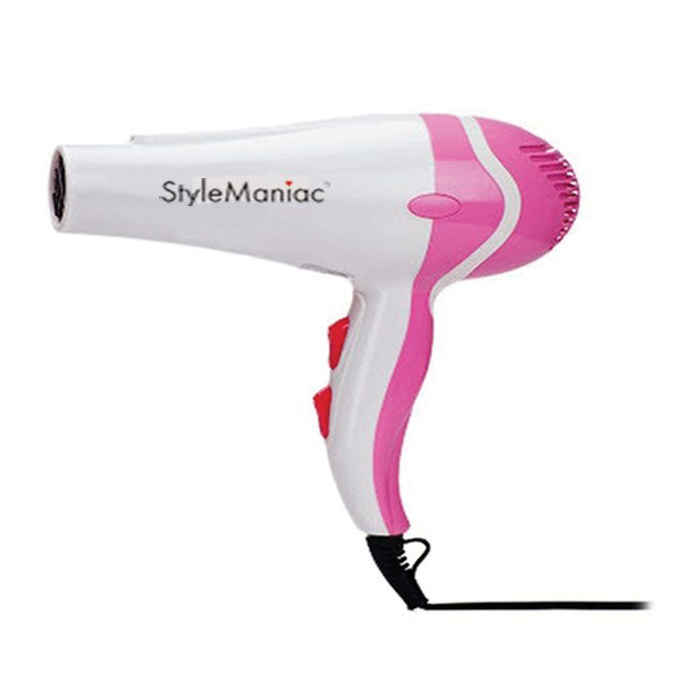 Buy Style Maniac Combo Of Professional 2 In 1 Hair Straightener Cum Curler , Hot And Cold Dual Function Hair Dryer And Painless Eyebrow Hair Remover And Get A Hairstyle Book Free - Purplle
