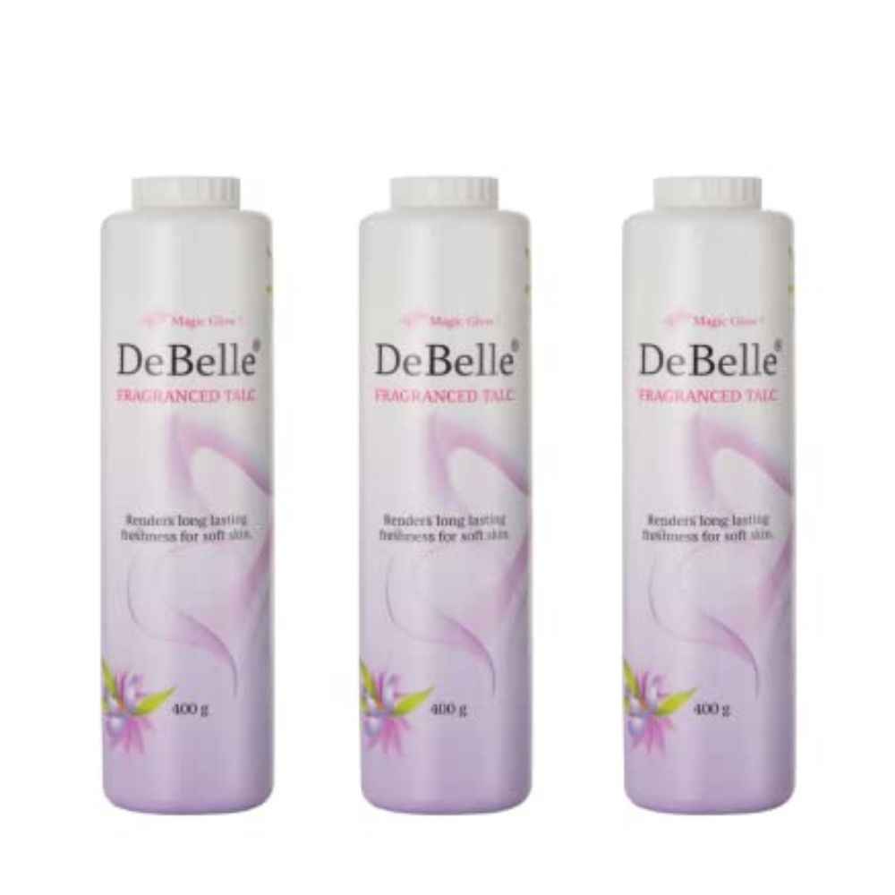 Buy Debelle Fragrance (400 g) Talc Combo Pack Of 3 - Purplle