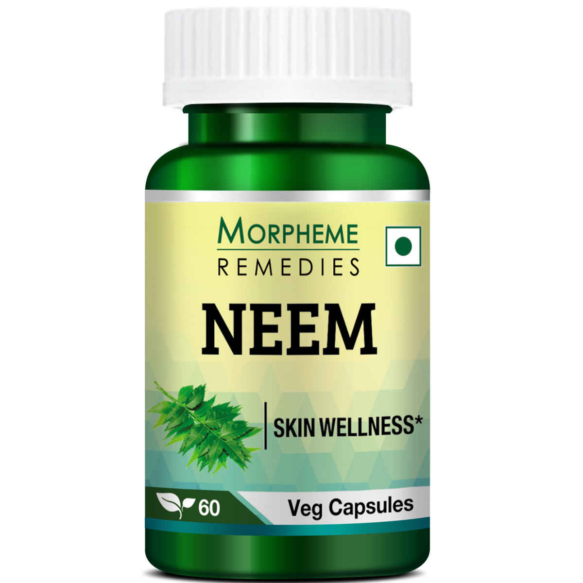 Buy Morpheme Neem 500mg Extract 60 Veg Caps - Purplle