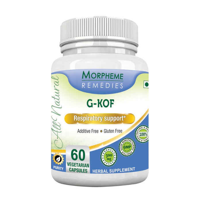 Buy Morpheme G-Kof Caps- 500mg Extract - 60 Veg Caps - Purplle
