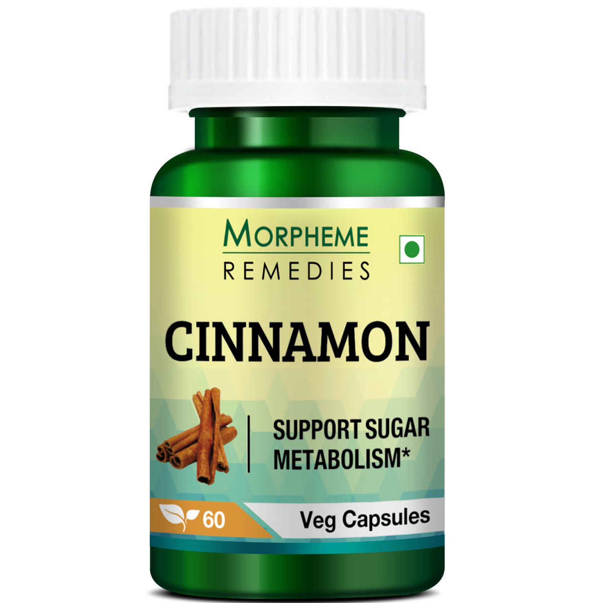 Buy Morpheme Cinnamon 500mg Extract 60 Veg Caps - Purplle