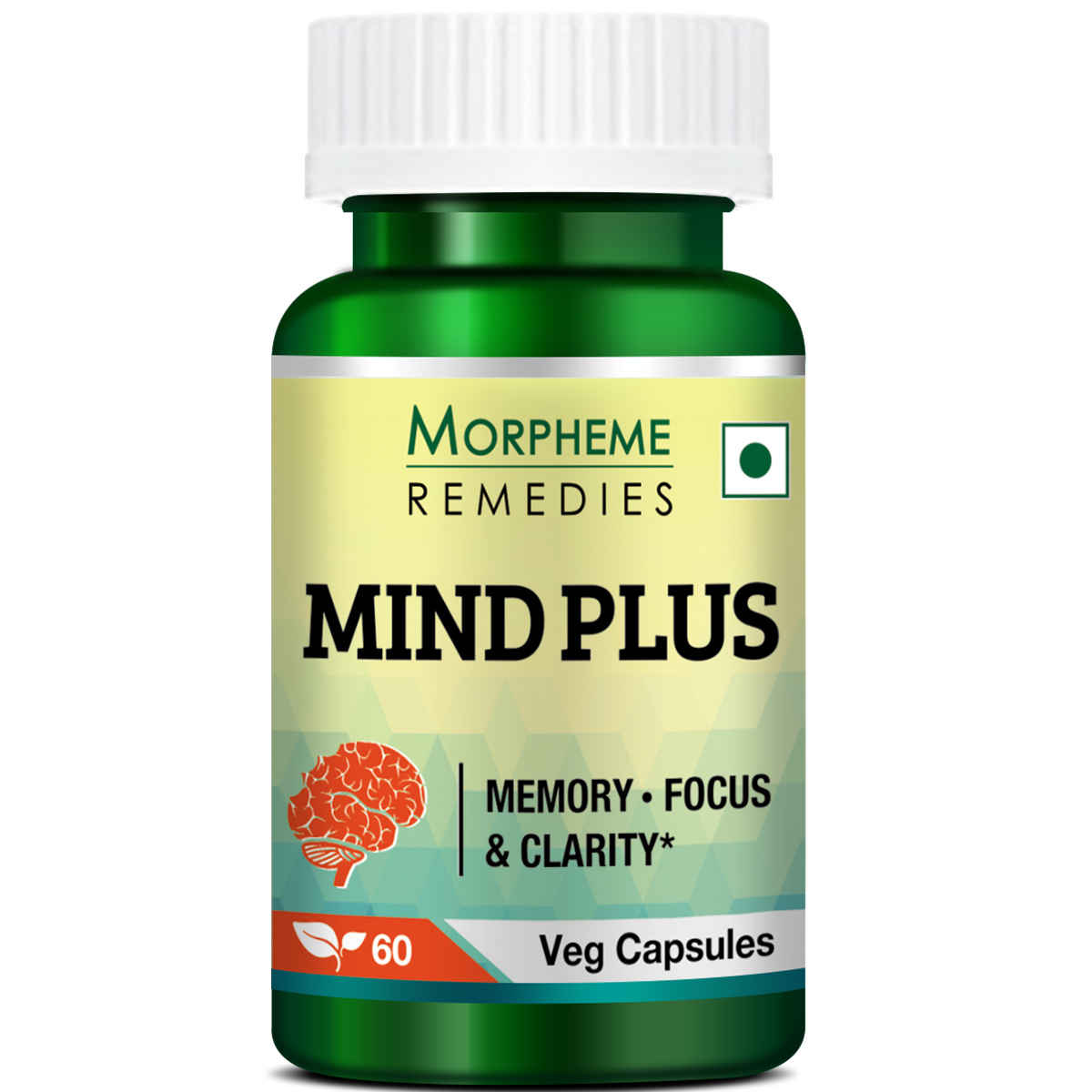 Buy Morpheme Mind-Plus 500mg Extract 60 Veg Caps - Purplle