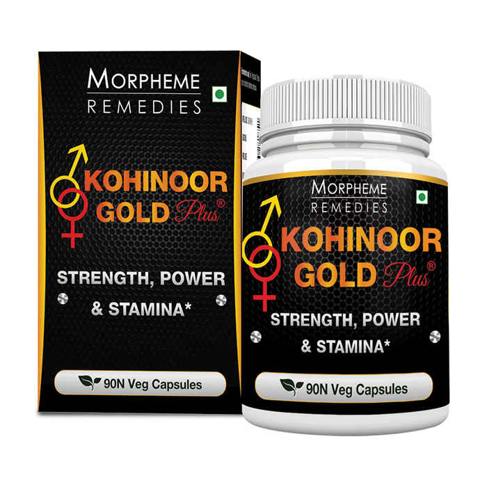Buy Morpheme Kohinoor Gold Plus 500mg Extract 90 Veg Caps - Purplle