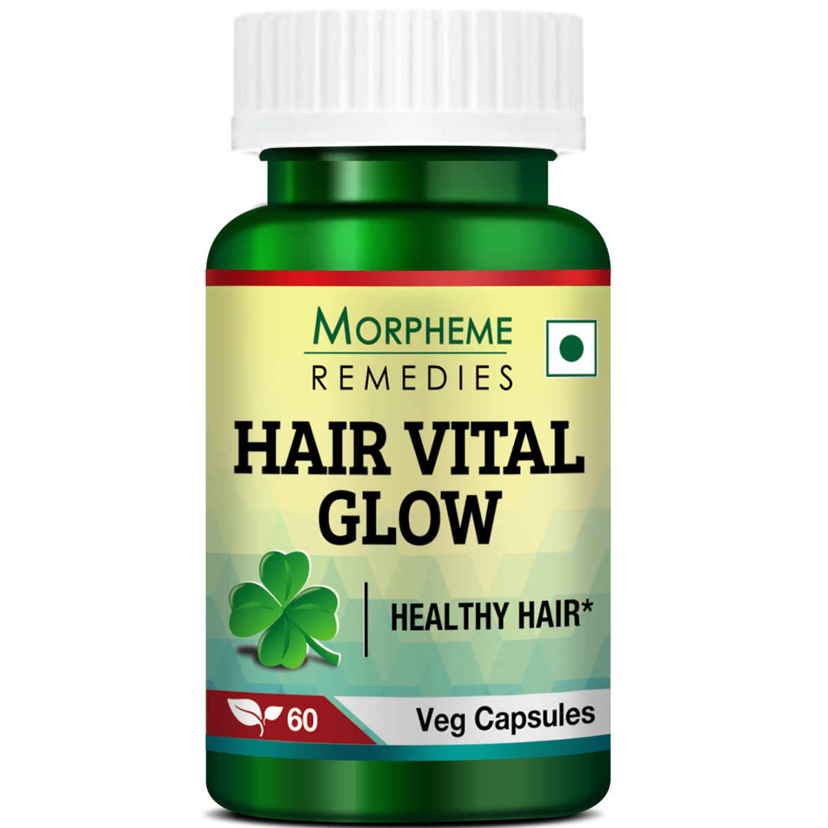 Buy Morpheme Hair Vital Glow 500mg Extract 60 Veg Caps - Purplle