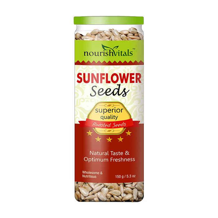 Buy NourishVitals Roasted Sunflower Seeds (Superior Quality) - 150 gm - Purplle