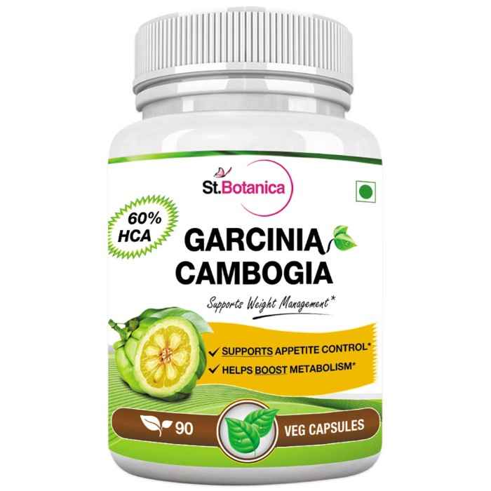 Buy St.Botanica Garcinia Cambogia Extract - 90 Veg Caps (500 g) - Purplle