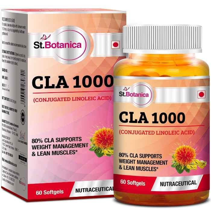 Buy St.Botanica CLA 1000 (Conjugated Linoleic Acid) - 60 Softgels - Purplle