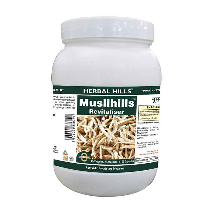 Buy Herbal Hills Muslihills - Value Pack 700 Capsule - Purplle