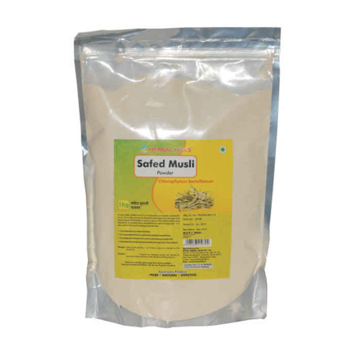 Buy Herbal Hills Safed Musli Powder - 1 Kg Powder - Purplle