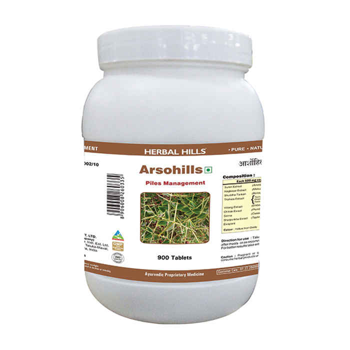 Buy Herbal Hills Arsohills - Value Pack 900 Tablets - Purplle