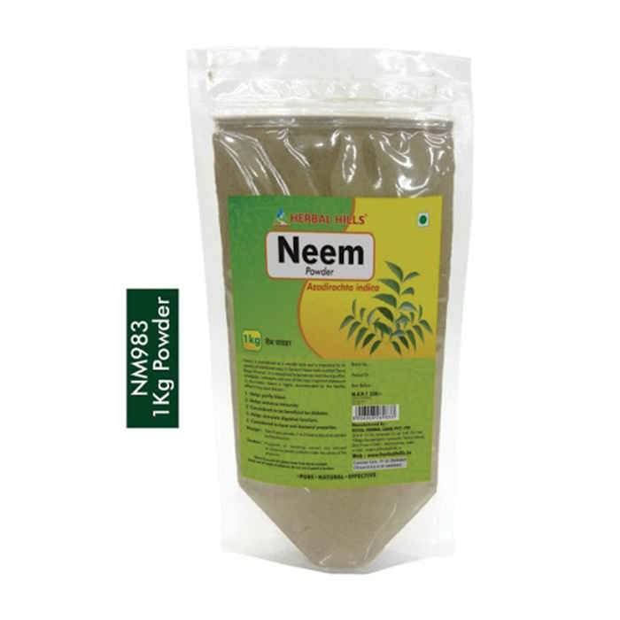 Buy Herbal Hills Neem patra powder - 1 kg powder - Purplle