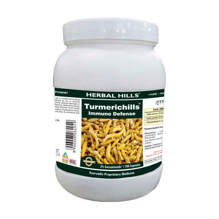 Buy Herbal Hills Turmerichills - Value Pack 700 Capsule - Purplle