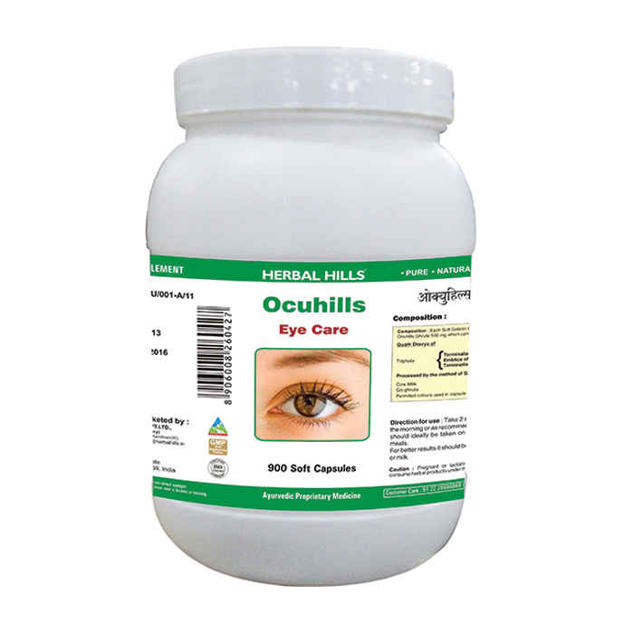 Buy Herbal Hills Ocuhills - Value Pack 900 Capsule - Purplle