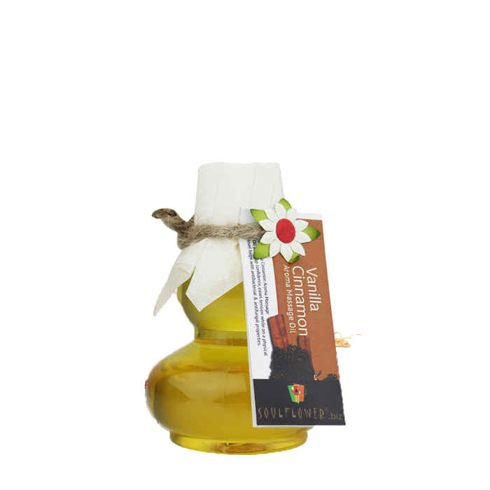 Buy Soulflower Aroma Massage Oil Vanilla Cinnamon (90 ml) - Purplle