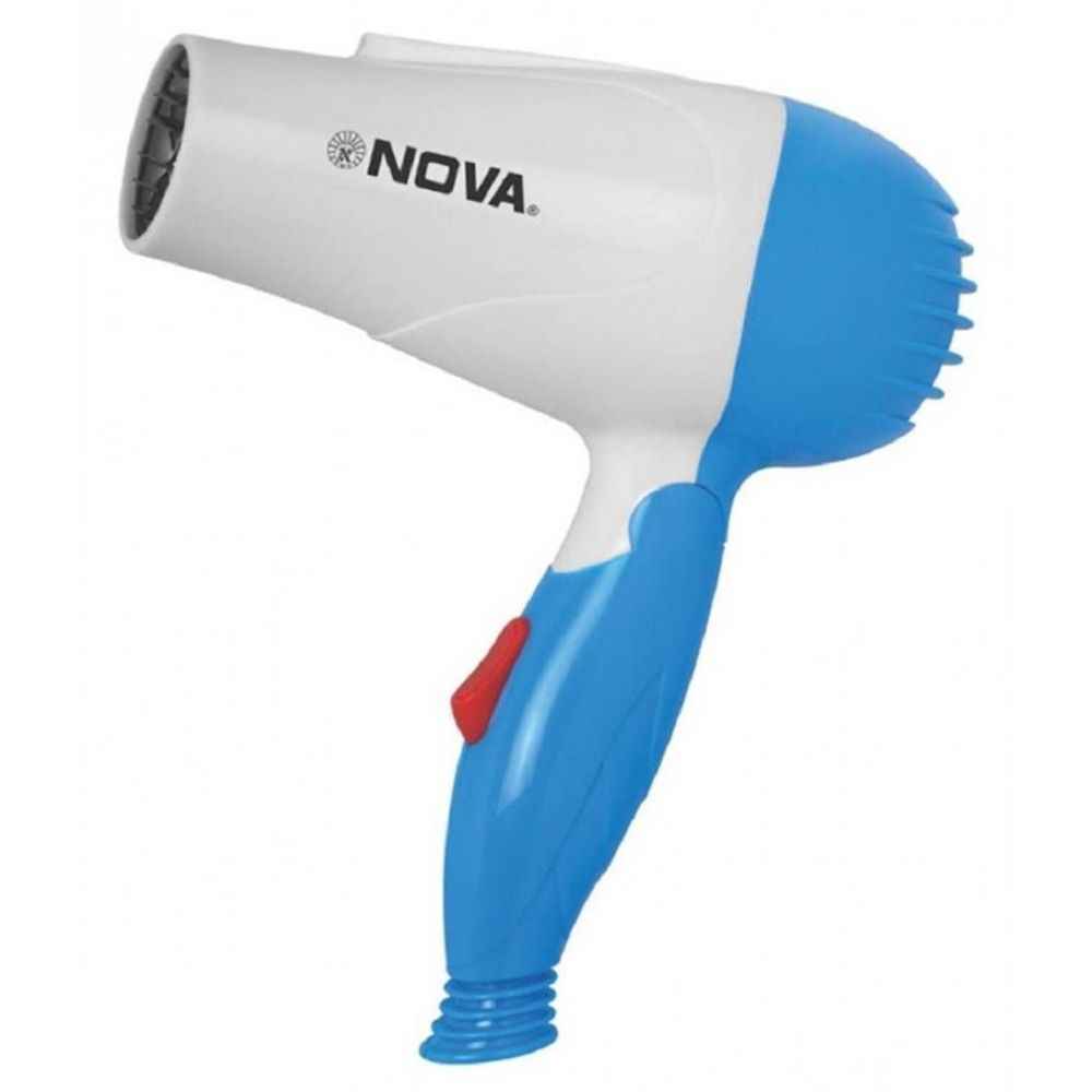 Buy Nova 1000W NV1290 Folding Hair Dryer (Blue) - Purplle