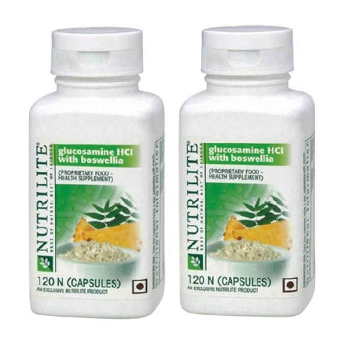 Buy Amway Nutrilite Glucosamine Hcl With Boswellia 120 Tablets Pack Of 2 - Purplle