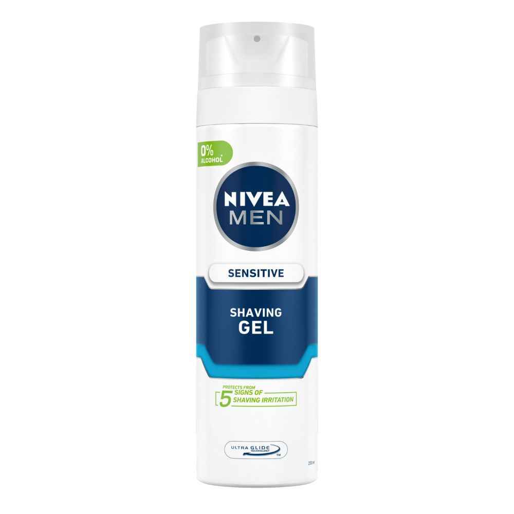 Buy NIVEA MEN Shaving, Sensitive Shaving Gel, 200ml - Purplle
