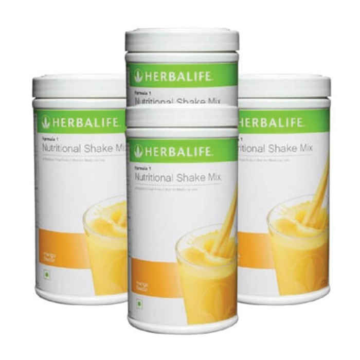 Buy Herbalife Meal Replacement Shakes Mango Set of 4 - Purplle
