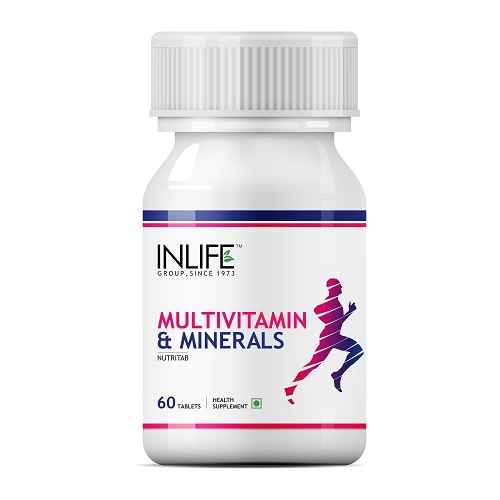 Buy INLIFE Multivitamin and Multiminerals 60 Tablets With Biotin For Men and Women - Purplle