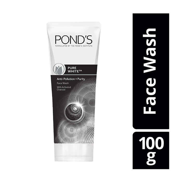 Buy Pond's Pure White Anti Pollution Face Wash (100 g) - Purplle
