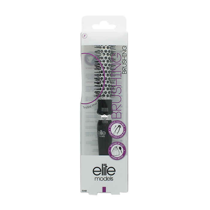 Buy Elite Models Stylish Round Hair Brush - Black - Purplle