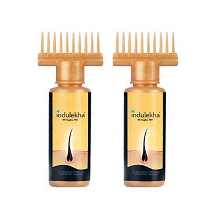 Buy Indulekha Bhringa Hair Oil (100 ml) (Pack of 2) - Purplle
